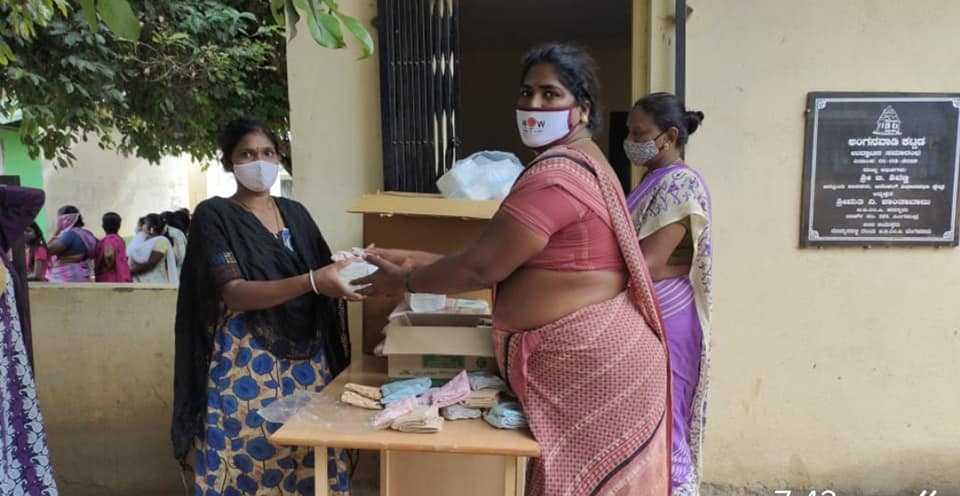 Wow Menstrual kits distribution with urjavya foundation